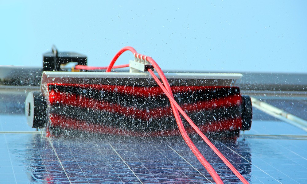 Solar Panel Cleaning Robot: Enhancing Energy Efficiency